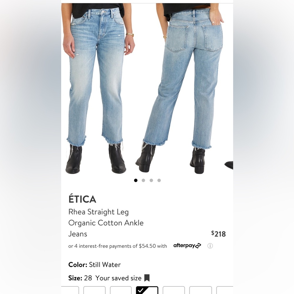 Brand new etica jeans